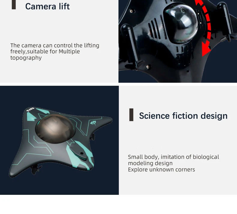 Underwater Explorer RC Submarine – Capture Real-Time Video Underwater
