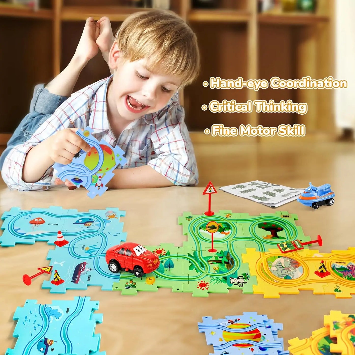 Cyber Monday Deal - Puzzle Racer Track Car Set