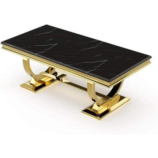 Coffee Table - Glamor Gold Luxe Coffee Table