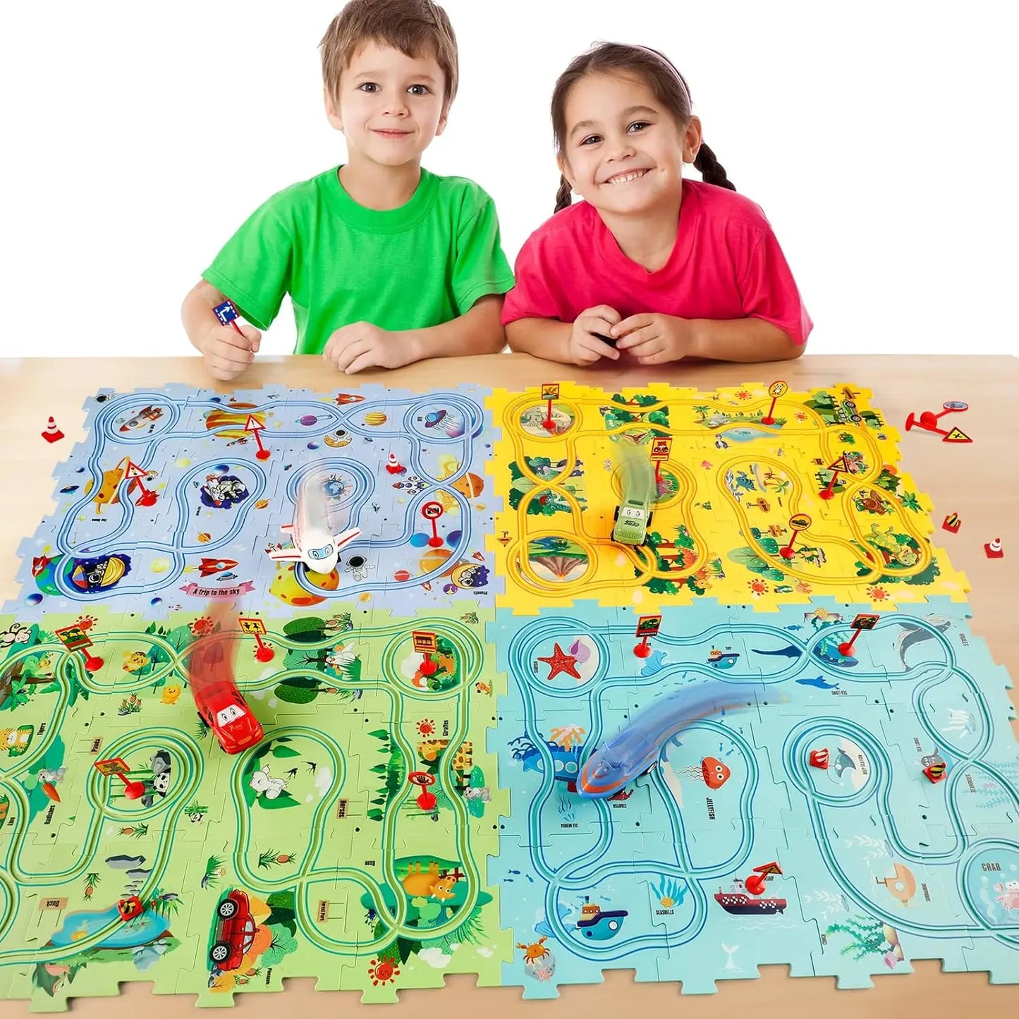 Cyber Monday Deal - Puzzle Racer Track Car Set