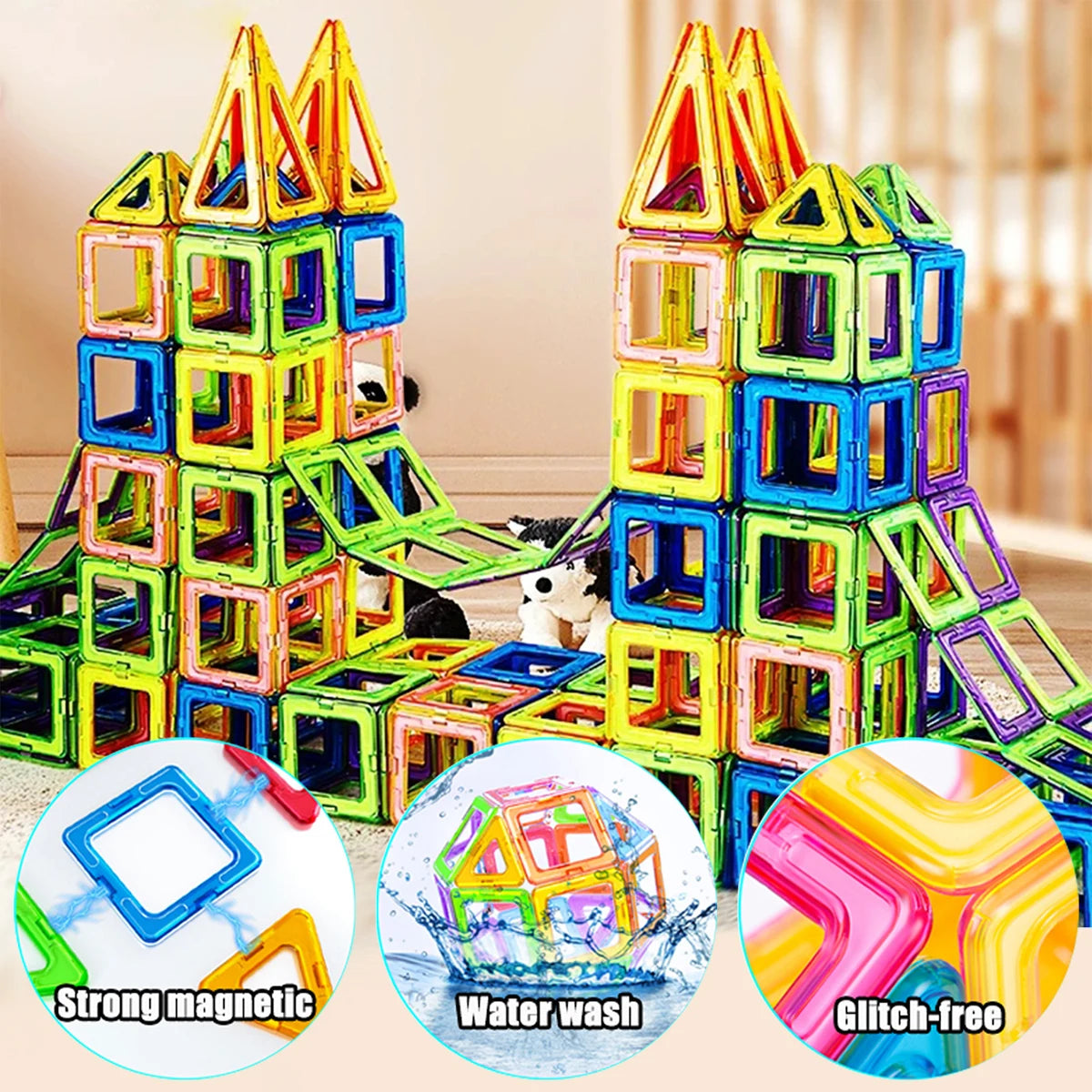 Build, Learn, and Play – Magnetic Building Blocks for Kids of All Ages!