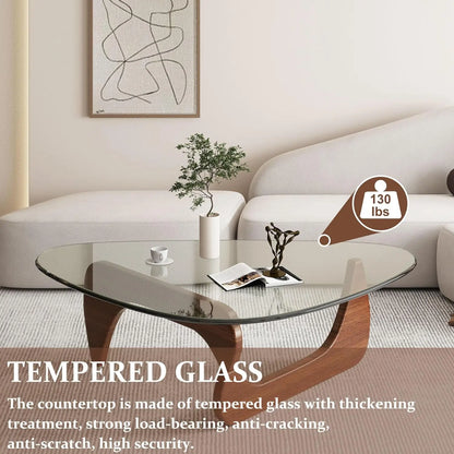 Coffee Table - Mid-Century Modern Glass Table