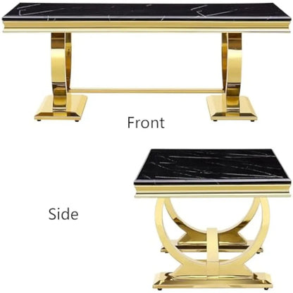 Coffee Table - Glamor Gold Luxe Coffee Table