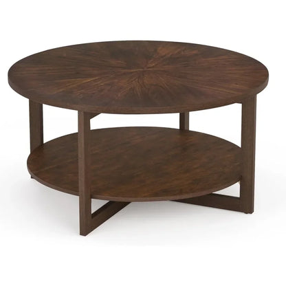 Coffee Table - Rustic Modern Round Coffee Table